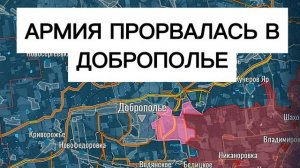 Армия прорвала ТРИ ЛИНИИ обороны и прорвалась в Доброполье!