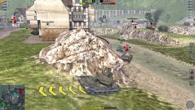 Tanks Blitz Бешенный и дикий танк Эмиль Викинг убил 7 танков и взял медаль героев рассейняя эмиль