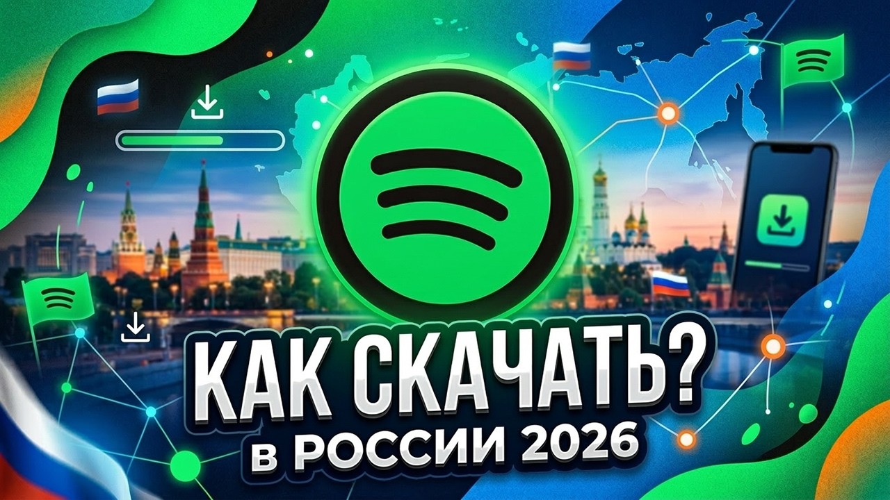 КАК СКАЧАТЬ SPOTIFY В РОССИИ В 2026 смотреть онлайн