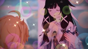 ||mmd x Genshin Impact|| When You Try To Be Romantic |Aether||Colombina|