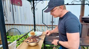 Дача: придётся чинить парник... Жарим крылышки 🍗