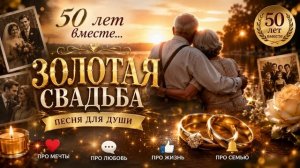 ЗОЛОТАЯ СВАДЬБА 💍 50 ЛЕТ ВМЕСТЕ | Душевная песня про Любовь, Семью и Верность | Сергей Белоцкий