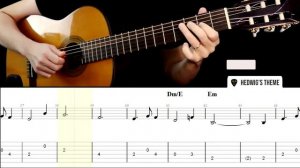 HEDWIG'S THEME Harry Potter на Гитаре. Уроки Гитары. Ноты и табы Гитары Level Up Guitar Tabs