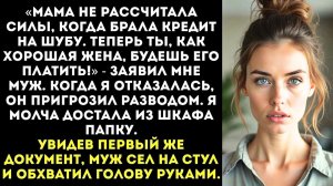 Или ты платишь кредит за мою маму, или я с тобой развожусь! | Истории из жизни | Женские истории