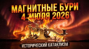 Магнитные бури 4 Июля 2026 года: Мощный солнечный удар по Земле