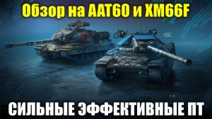 Обзор на AAT60 и XM66F - Отличные ПТ для стабильной эффективной игры #tanksblitz