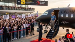✈️Самая приятная встреча! Чонгук встречает Тэхёна в Брюсселе у самолёта «Celine Jet»!🇧🇪