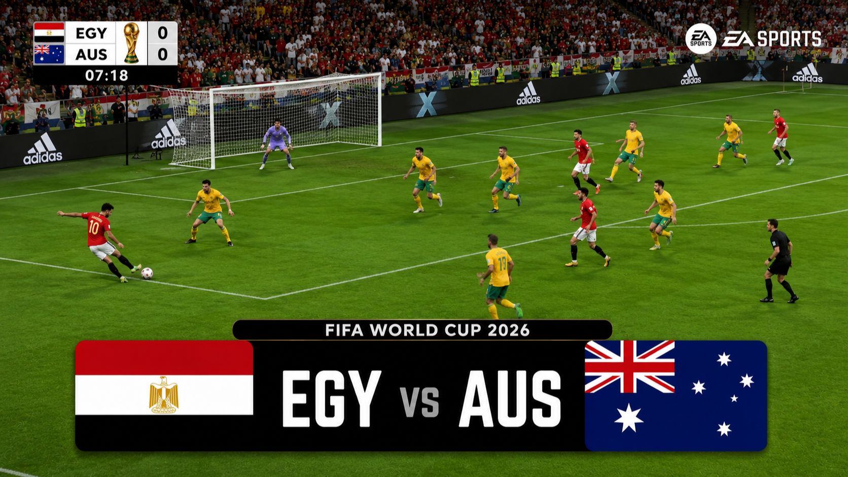 Египет — Австралия | FIFA World Cup 2026 | WC26 Football Match | FC26 Gameplay смотреть онлайн