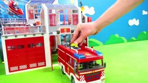 Пожарная машинка и другие игрушки🚚 Видео детям