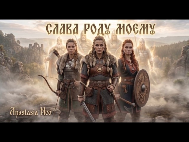 СЛАВА РОДУ МОЕМУ — Anastasia Neo (Epic Slavic Neofolk / Эпическая музыка предков)
