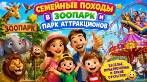 Семейные походы в зоопарк и парк аттракционов! 😆😍🤩🙀💥🍡❤🧡💚💛👍☀
