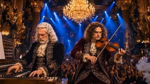 BACH feat PAGANINI – Baroque Fire Rave Classical Music Reimagined - Classical Forge Music (2160p)