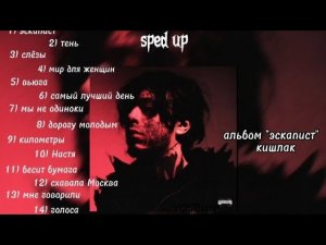 весь альбом кишлака «эскапист», но это sped up