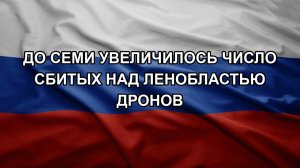 До семи увеличилось число сбитых над Ленобластью дронов