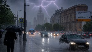 Мощный грозовой фронт с дождями обрушится на Москву и Подмосковье в ближайшие сутки