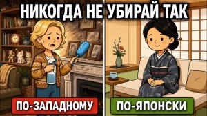 Японцы ДАВНО перестали убираться так… а ты всё ещё делаешь ЭТО!