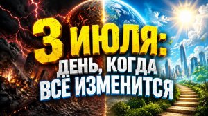 3 июля - День, когда все изменится.