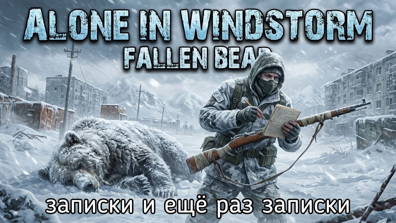 S.T.A.L.K.E.R. Alone In Windstorm. Fallen Bear.