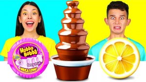Шоколадный Фонтан Челлендж | Смешные Челленджи с Едой
