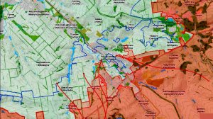 Карта боевых действий. Изменение линии фронта за июнь 2026 года