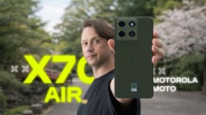 Всего 6.99 мм Вау !🔥 Смартфон Motorola X70 Air Snapdragon 7 (Gen4)