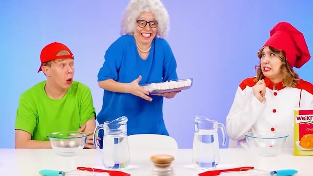 Испытание больших, средних и малых тарелок #Кто победит в кулинарной войне по версии TeenDO Challen смотреть онлайн