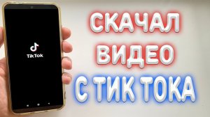Как скачать видео с Тик Тока ?