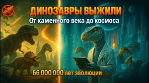 ДИНОЗАВРЫ НЕ ВЫМЕРЛИ: Как рептилии захватили космос 🦖🚀