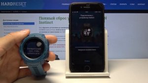 Как присоединить часы Garmin Instinct к смартфону?