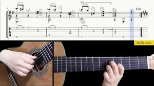 ADELITA на Гитаре. Уроки гитары. Ноты и табы для Гитары Sky Guitar