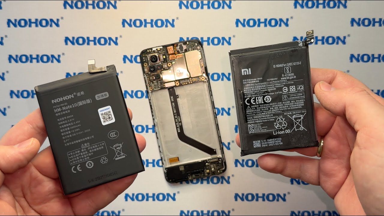 Redmi Note 10 / 10s - Замена Nohon Аккумулятора Разборка смотреть онлайн