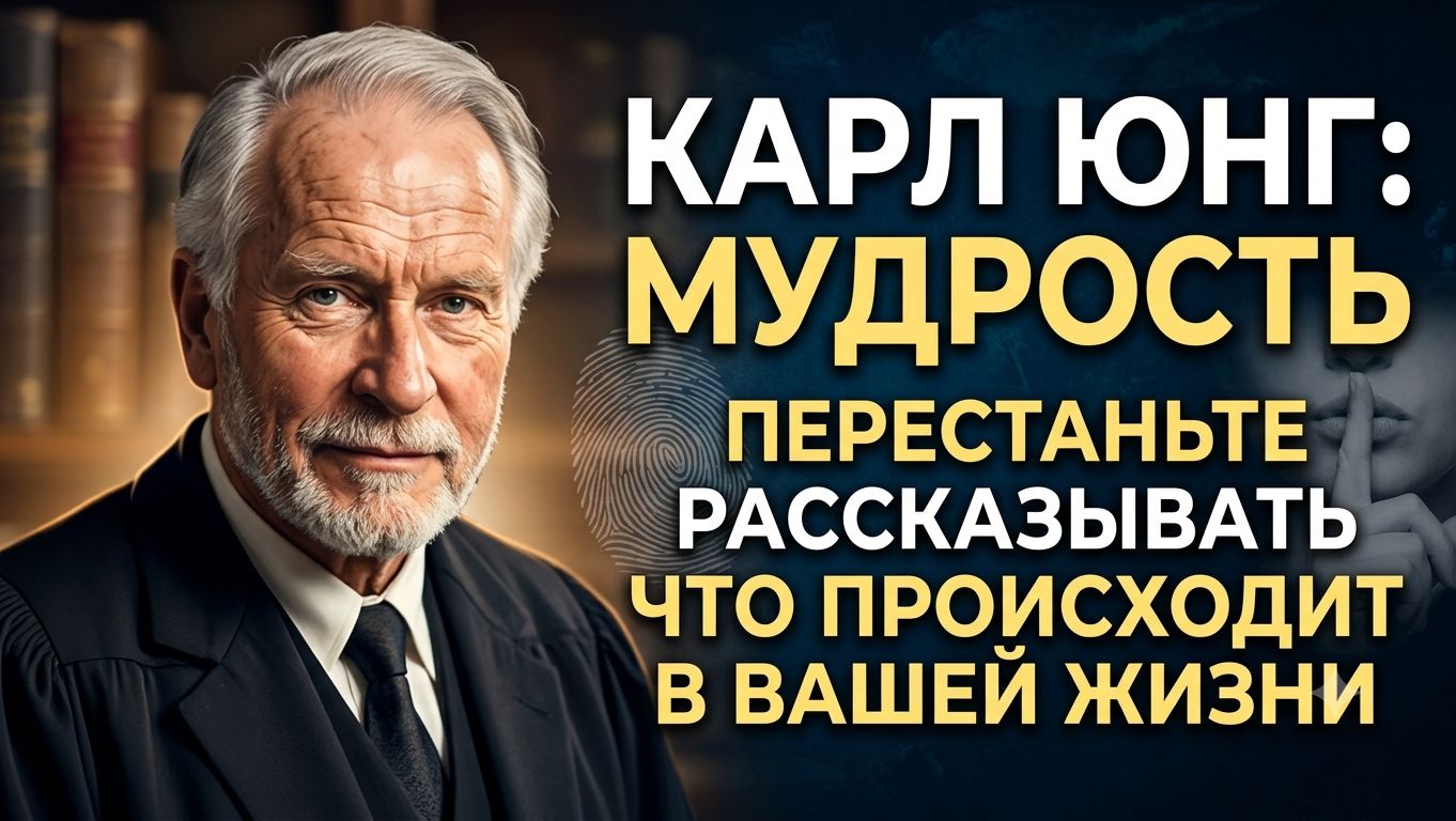 Перестаньте рассказывать что происходит в вашей жизни Карл Юнг