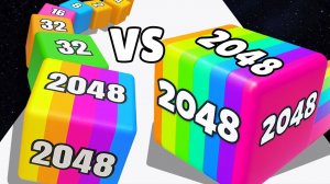 🧊 ЖЕЛЕЙНАЯ БИТВА! JELLY TUBE RUN ПРОТИВ JELLY CUBE RUN 2048!