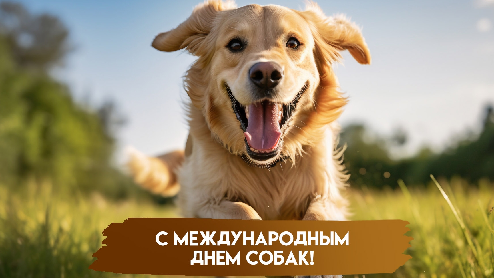 С днём собак. Самая лучшая музыкальная открытка.