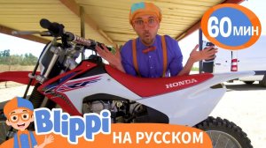 Изучаем Мотоциклы _ Обучающие Песенки для детей _ Blippi Russian