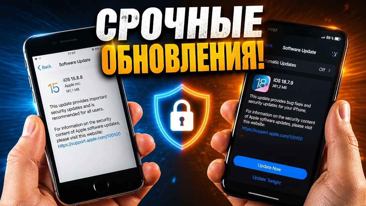 iOS 18.7.9 и iOS 15.8.8 ВЫШЛИ! Apple срочно чинит iPhone смотреть онлайн