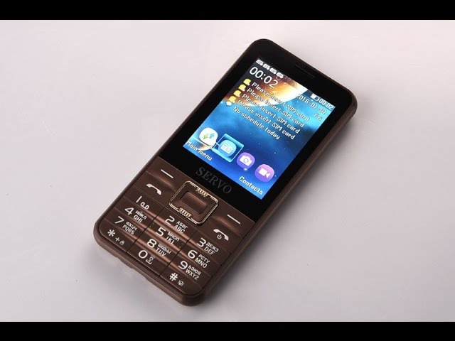 Servo V8100 Quad Sim Cell phone смотреть онлайн