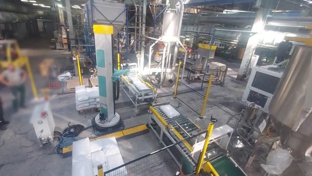 Роботизированная линия паллетирования ООО «Завод весового оборудования»
