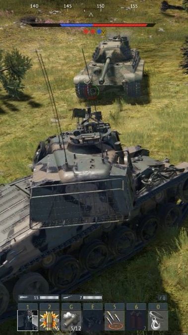 Strv 74. Реалистичные бои. War Thunder