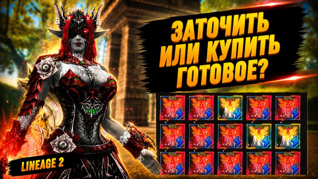 ПРОВЕРИЛ СВОЮ УДАЧУ! Лучше ЗАТОЧИТЬ ИЛИ КУПИТЬ ГОТОВОЕ в Lineage 2? смотреть онлайн