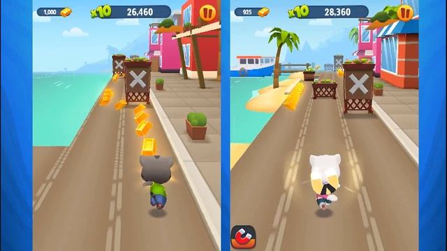 ТОМ ЗА ЗОЛОТОМ # 4 Соревнование Тома И Анжелы Talking Tom. Gold Run.