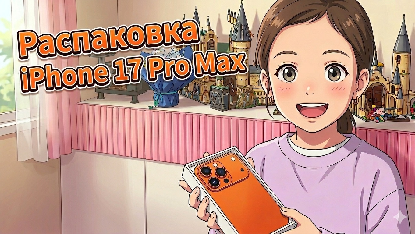 Распаковка IPHONE 17 Pro Max