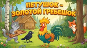 ПЕТУШОК – ЗОЛОТОЙ ГРЕБЕШОК | Русская народная сказка 🐓✨