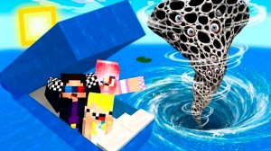 🌪️ДОМ ПОД ВОДОЙ ПРОТИВ ЖИВОГО ТОРНАДО В МАЙНКРАФТ! ШЕДИ ТРИПОФОБИЯ MINECRAFT