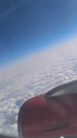 лечу в самолёте