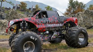Monster Jam Showdown. Гонки Монстр Траков под дождем.
