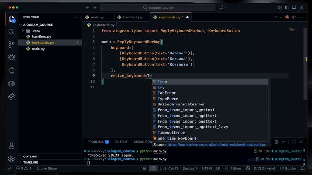 Телеграм Бот на Python с нуля! | Telegram Bot на Aiogram для начинающих смотреть онлайн