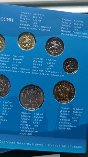 Набор монет регулярного чекана 2026 года, копейки 2026 года есть только в таких наборах!