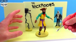 Капитан Кларк и другие Сущности из Закулисья реальности - Backrooms - Видео Лепка