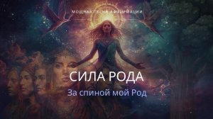 СИЛА РОДА 🤍Мощная песня - аффирмации, За спиной мой Род